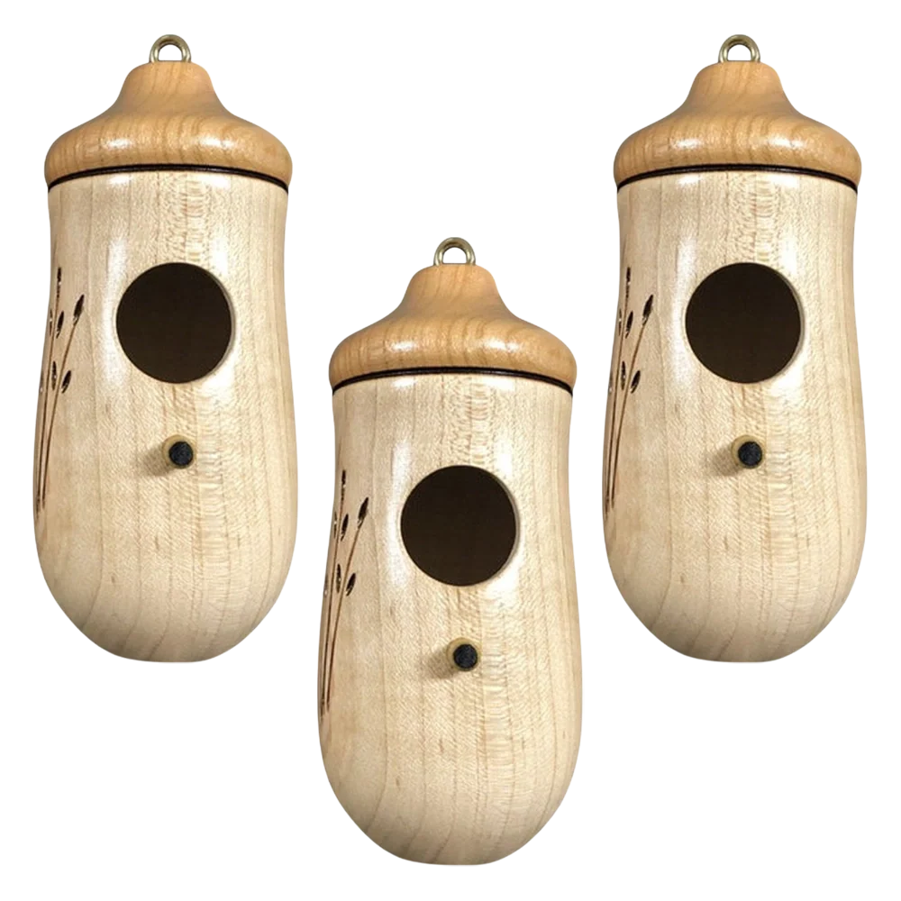 Wooden Hummingbird House