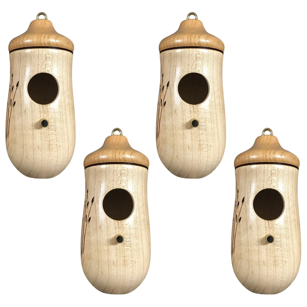 Wooden Hummingbird House