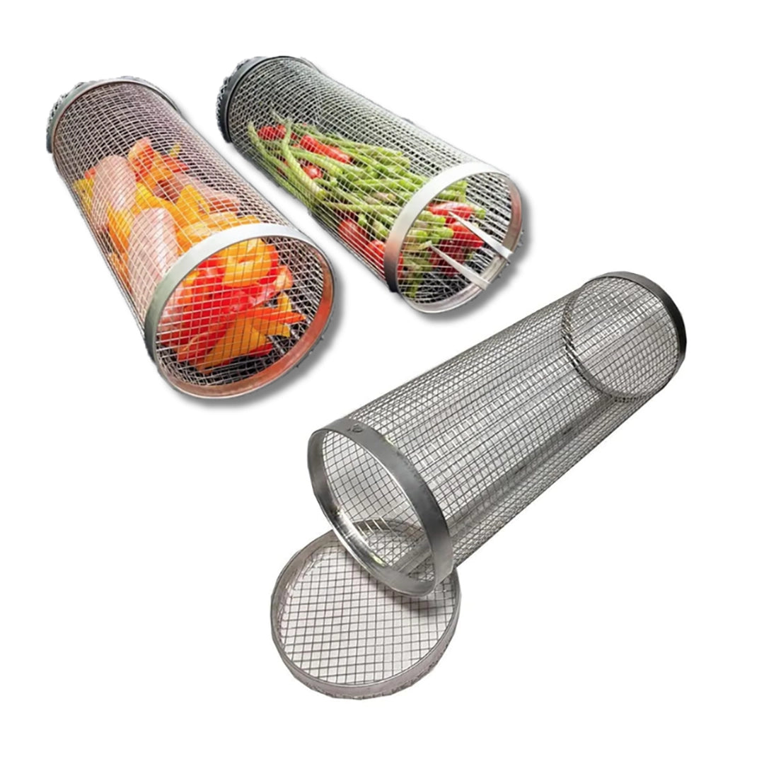 Apiastar™ Rolling Grill Baskets